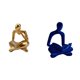 thumbnail image 1 of Figura de lector abstracto,Estatua de pensador abstracto,arte,manualidades,decoraciones,Figuras humanas decorativas para oficina,objetos coleccionables,Figura de pensador abstracto,Estatua de, 1 of 8