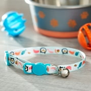 Vibrant Life, Sushi Breakaway Fashion Cat Collar, Blue, One Size Fits Most