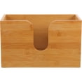thumbnail image 2 of Wall Mounted Paper Towel Holder Bathroom Kitchen Wood Paper Towel Dispenser, 2 of 8