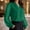 Green plus size sequin top a1, variant on Kadlawus Women Loose Fit V Neck Long Sleeve Blouse Elegant Casual Sequins Pullover Tops for Daily Office Commute Dinner Party Wear, Hot Pink L