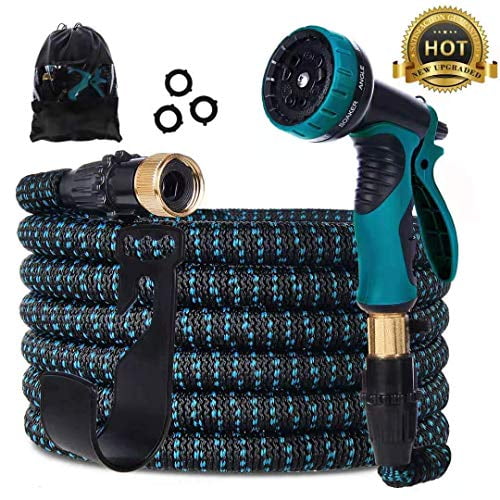 Details about   Gardguard 50ft Expandable Garden Hose Water Hose with 9 Function Nozzle and Dur 