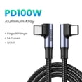 thumbnail image 1 of UGREEN 100W USB C a tipo C Cable juegos ángulo PD cargador de carga rápida Cable de datos para Macbook Samsung Xiaomi POCO Cable USB Tan Jianjun unisex, 1 of 2