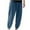Blue B, variant on Enjoytime Mens Pants Casual Solid Color Elastic Waist Trousers with Pockets Drawstring Active Outdoor Plus Size Work Pants Blue XL