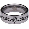 thumbnail image 2 of Chinese Dragon Tungsten Carbide Ring, 2 of 9