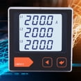 thumbnail image 1 of Probador de Corriente ANGGREK LNFA73 Pantalla LCD Inteligente medidor de Corriente Trifásico Digital AC, 1 of 8
