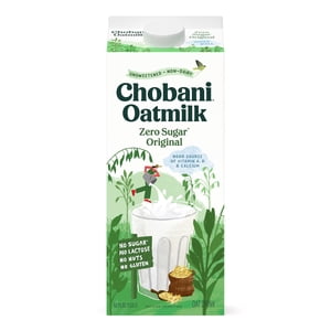 Image of Chobani Oat  Organic Oat Milk Unsweetened  Zero Sugar  52 fl oz