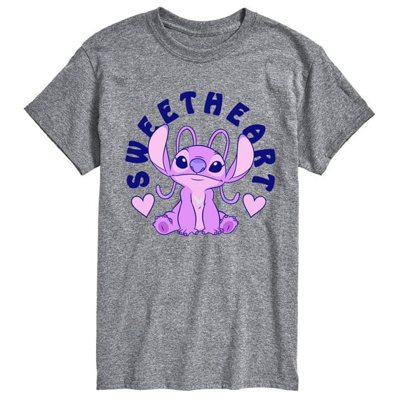 Lilo & Stitch - Angel Sweetheart Valentine's Day - Men's Short Sleeve Graphic T-Shirt