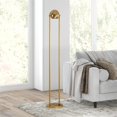 thumbnail image 4 of Henn&Hart 11"W Lampadaire Moderne en Métal Finition Laiton Brossé, 4 of 9