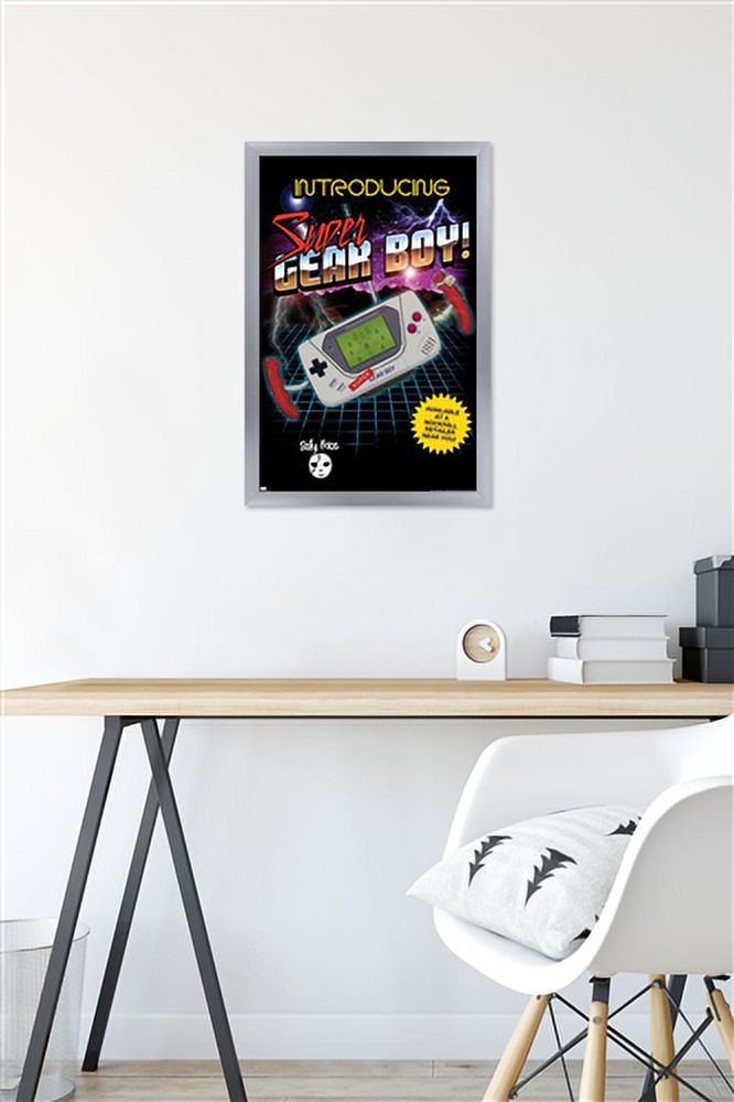 Sally Face - Super Gear Boy Wall Poster, 14.725" x 22.375" Framed
