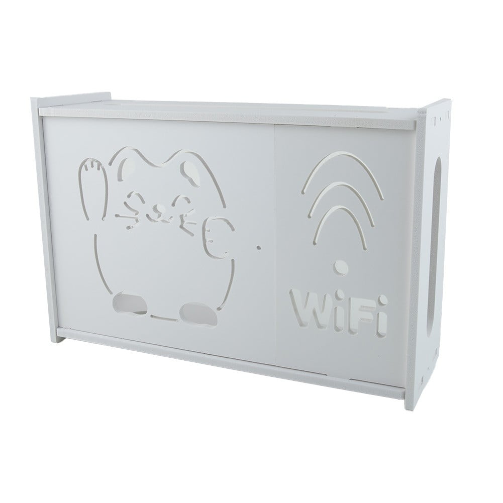 Wireless Router Rack Living Room Wall-mounted WiFi Storage Box Wall Decoration
