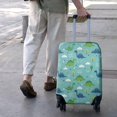 thumbnail image 3 of Light Blue Dinosaurs Clouds Trees Pattern Luggage Cover Fashion Suitcase Cover Baggage Covers Fit 25-28 Inch Luggage (Go Travel), 3 of 5