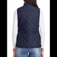 thumbnail image 4 of Chaleco Acolchado con Cuello Alto, Cremallera y Bolsillos para Mujer Azul Oscuro XL, 4 of 10