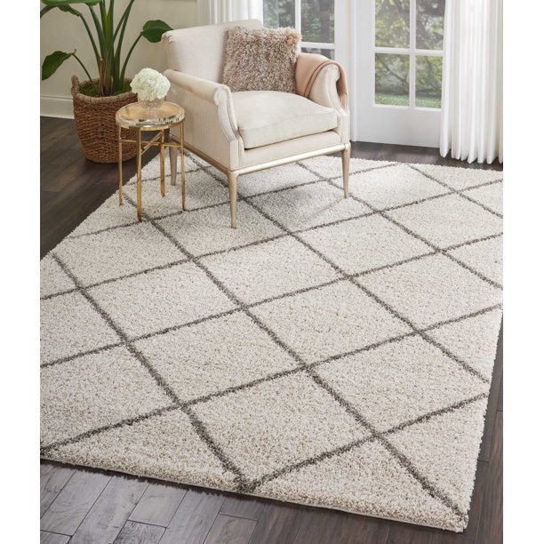 Nourison Brisbane Trellis Cream Area Rug