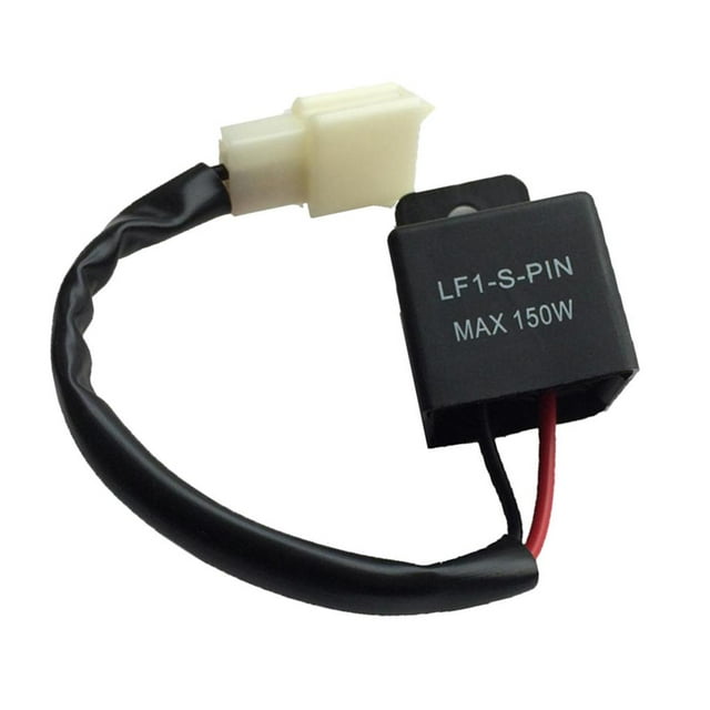 Lámpara de Luz LED Intermitente Electrónico Baoblaze 12V 150W Motocicleta Fija Relé de Intermitencia