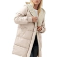 thumbnail image 2 of Langwyqu Winter Fashion Women Hooded Coat Fleece Lined Zipper Jacket, 2 of 4