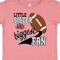 thumbnail image 4 of Inktastic Little Sister and Biggest Fan Football Player Girls Baby T-Shirt, 4 of 5