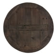 thumbnail image 5 of Cortesi Home Newcastle Round End Table, Solid Reclaimed Wood and Black Metal, 18", 5 of 5
