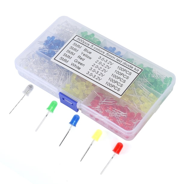 Luces de diodo LED luces micro LED súper brillantes que ahorran energía para experimentos científicos escolares para proyectos LED de bricolaje para decoración de automóviles ANGGREK Otros