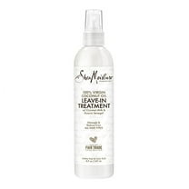 SheaMoisture 100% Virgin Coconut Oil Leave-in Conditioner Treatment for All Hair Types 100% Extra Virgin Coconut Oil Silicone Free Conditioner 8 oz