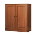 thumbnail image 2 of Palace Imports 100% Solid Wood 3-shelf Bookcase with Adjustable Shelves and Solid Doors, Mocha, 2 of 2