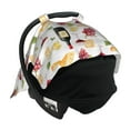 thumbnail image 7 of Car Seat Cover Baby - Wine Print No.J935 Breathable Infant Car Seat Cover for Baby Carseat, Lightweight Comfort Baby Essentials Must Haves Newborn Stuff for Girl Boy, 7 of 7