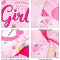 thumbnail image 2 of It's a Girl Banner for Girl Baby Shower Indoor Wall Backdrop Decoration, 72.8 x 43.3Inch, 2 of 7