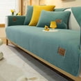 thumbnail image 2 of Holloyiver Fleece Sofa Cover, Super Soft Funny Fuzzy Sofa Couch Covers, Warm Plush, Non-Slip Sectional Sofa Slipcover Furniture Protector for Kids, Pets (Green, 25"x 35"), 2 of 4