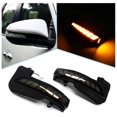 thumbnail image 2 of Luz intermitente LED dinámica para espejo retrovisor lateral para Fortuner 2016+, color amarillo ahumado y negro, 2 of 5