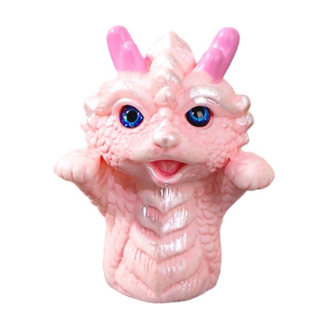 CSChome Dragon Ornament Bright Mini Resin Ornament: Cute Figurines for New Year Decorations