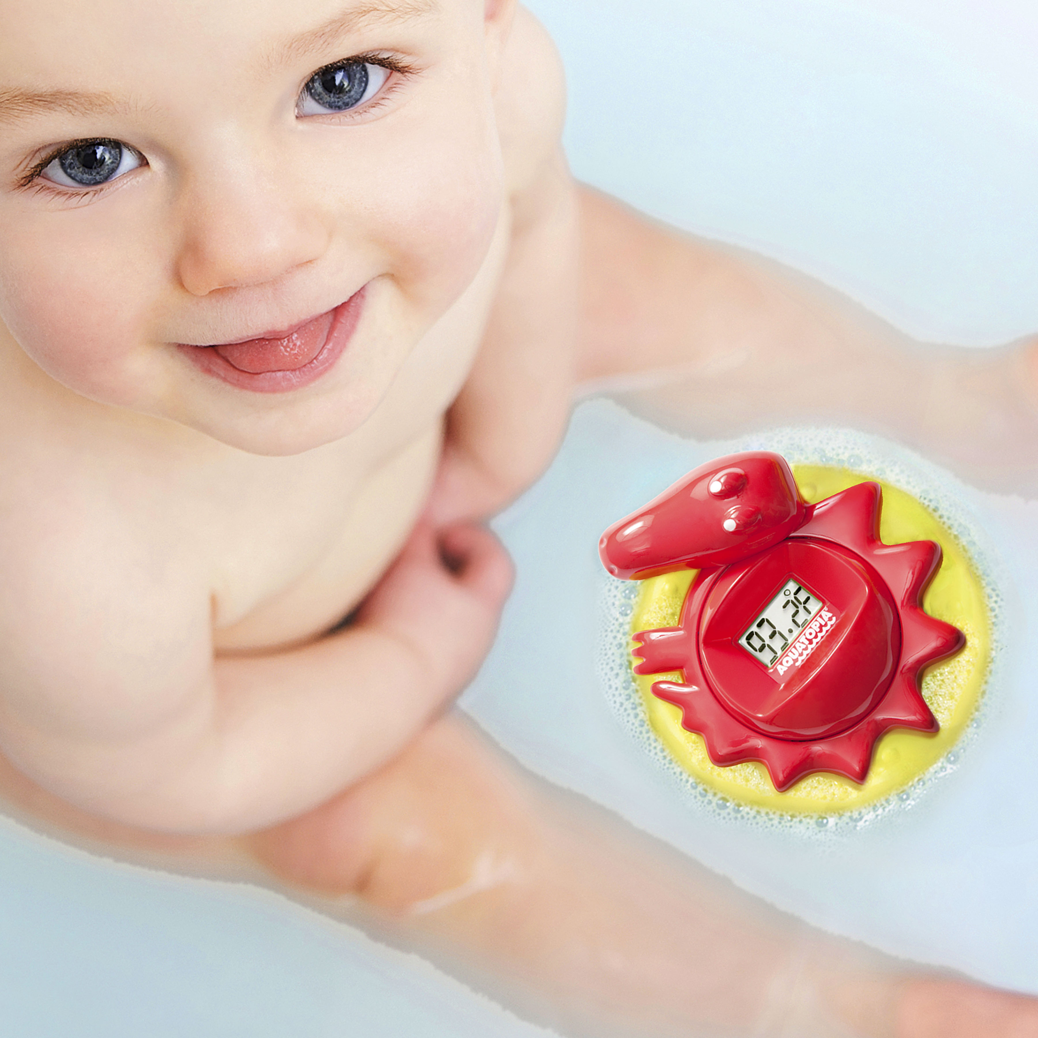 Aquatopia Safety Bath Thermometer with Digital Audible Alarm, Red - image 3 of 6