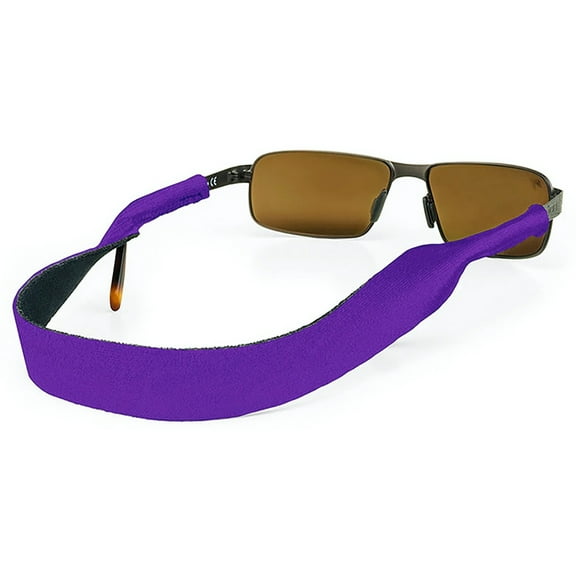 Croakies Original Solid Eyewear Retainer, Regular 2-6 mm - Purple