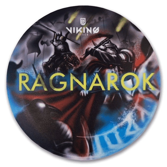 Viking Discs Ragnarok Disc Golf Driver - Distance Driver Disc Golf for All Skill Levels - Premium Warpaint Plastic (Printed Image