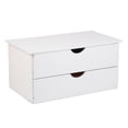 thumbnail image 3 of Palace Imports  100% Solid Wood 2-Drawer Internal Chest for Kyle Wardrobe Armoires Black, 3 of 5