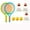Blue-344, variant on Limited Time Savings, Badminton Racket Set, Double Tennis Rackets, Lightweight Frame, Durable Net, Parent Child Bonding, Indoor Outdoor Play, School Sports Equipment, Kids Sports Gift Hzhnb