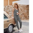 thumbnail image 4 of Ekouaer Jumpsuits for Women Casual Sleeveless 2026 Summer Romper Dressy Vacation One Piece Outfits Fashion Travel Clothes, 4 of 6
