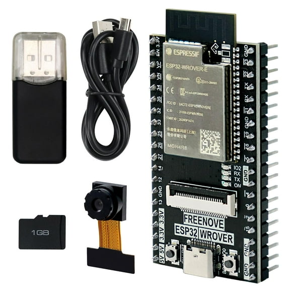 Placa de desarrollo Freenove ESP32-WROVER CAM con conexión inalámbrica