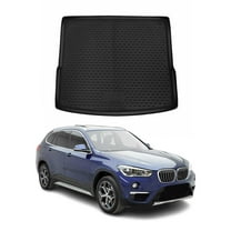 OMAC Cargo Mats Liner for BMW X1 F48 2016-2022 Rubber TPE Black 1Pc