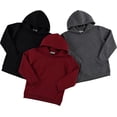 thumbnail image 3 of PURE CHAMP Boys Fleece Pullover Hoodies 3 Pack Long Sleeve Sweatshirts Kids Sizes 4-20, 3 of 4