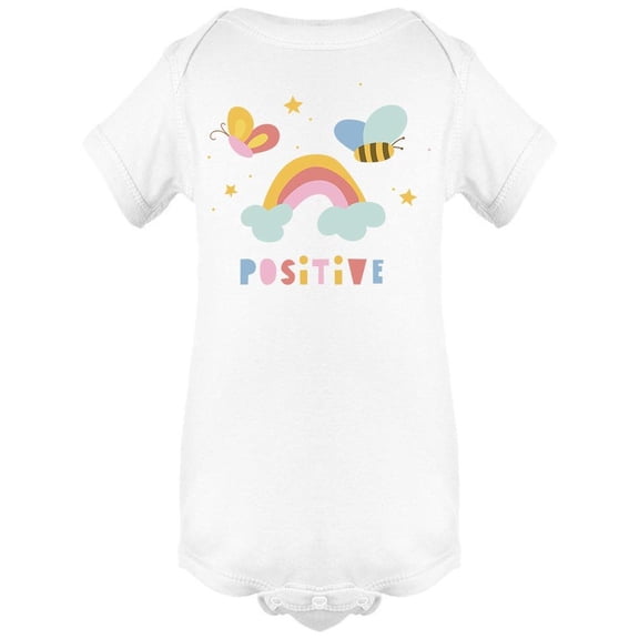 Rainbow. Positive, Text Bodysuit Infant -Image by Shutterstock, 24 Months