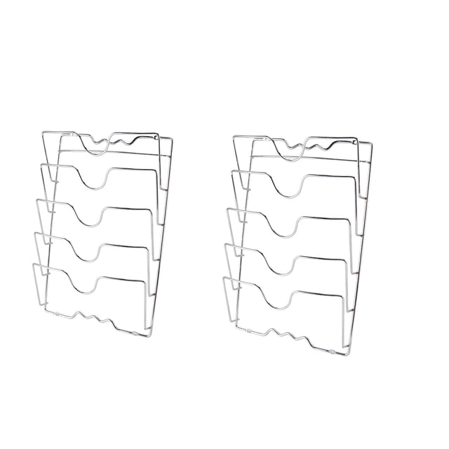 pdqouc 2pcs Multi Functional Kitchen Supplies Pot Cover Rack Wall Mounted Pot Cover Storage Rack Cutting Board Storage Rack New Home Kitchen 𝑬𝒔𝒔𝒆𝒏𝒕𝒊𝒂𝒍s
