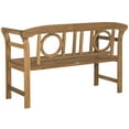thumbnail image 4 of Safavieh Moorpark Indoor/Outdoor Modern 2 Seat Garden Bench, 4 of 7