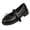 Fashion Shoes - Black, variant on Samdudou Mary Janes Shoes for Women Closed Toe Round Front Sweet Bowknot Decor Adjustable Buckle Strap Chunky Sole Preppy Style Casual School Walking Everyday Footwear