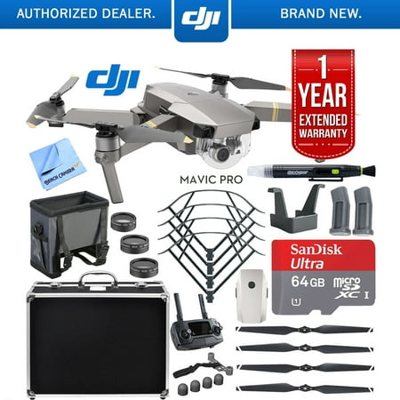 Dji Mavic Pro Platinum Quadcopter Drone With 1 Year Extended