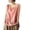 Pink, variant on Womens Sleeveless Tops Fashion Sleeveless Crew Neck Comfortable Solid Casual Vacation Tunic Blouses