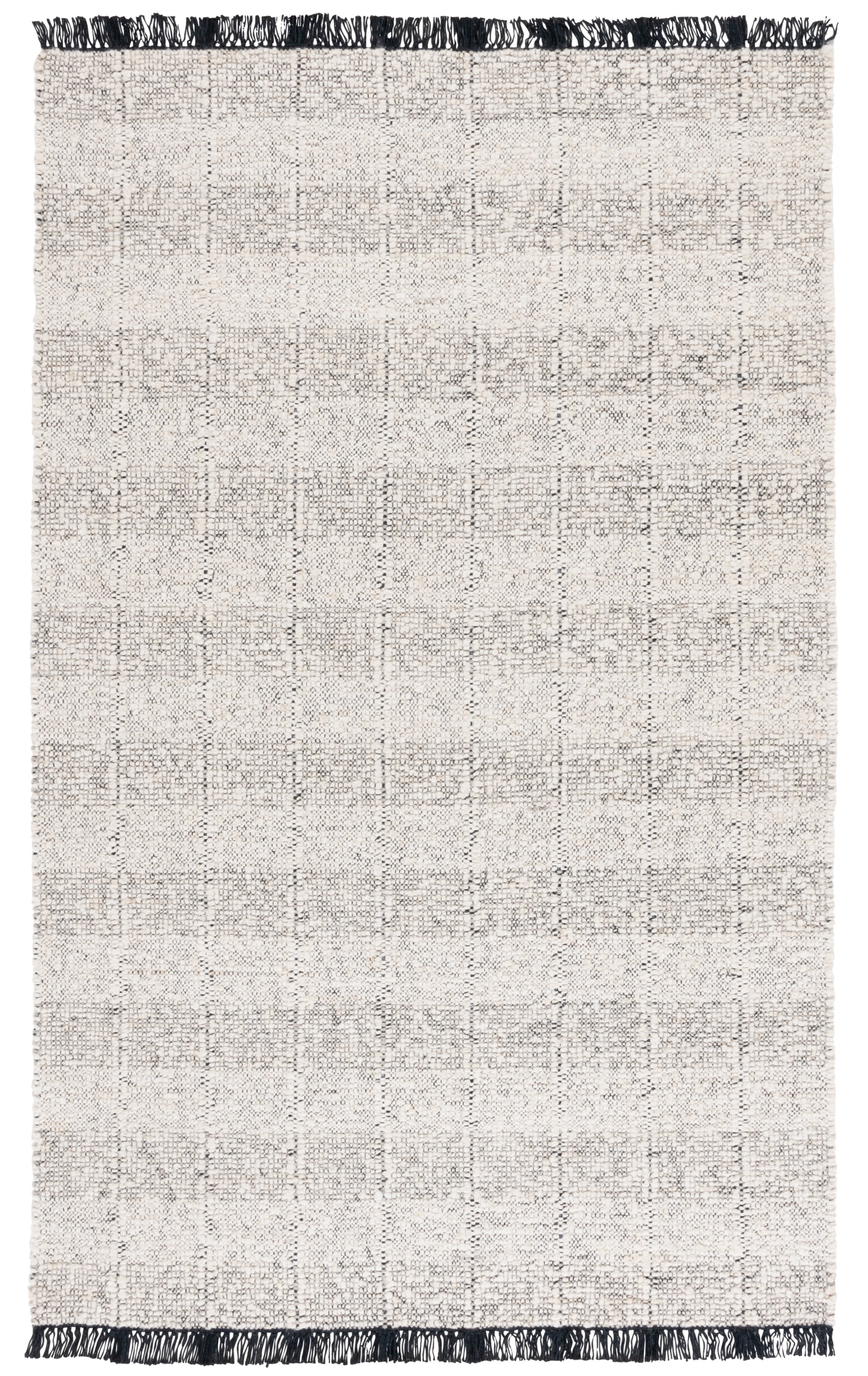 Safavieh Manhattan Galena Distressed Area Rug, Ivory/Black, 9' x 12'