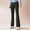 Black, variant on Simua Fashion Women High Waisted Stretchy Bell Bottoms Fleece Pants Slim Fit Flared Trousers Yoga Leggings