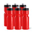thumbnail image 1 of Paquete De 50 Botellas De Agua Deportivas Fuertes, Paquete De 6, Botellas De Plástico Reutilizables Sin Bpa De 22 Oz Con Tapa Superior Extraíble, Fabricadas En Ee. Uu., Aptas Para Lavavajillas En La R, 1 of 5