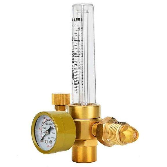 SENRISE Argon CO2 Flowmeter MIG TIG Regulator with a Standard 1/4" Barbed Fitting