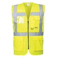 thumbnail image 2 of Portwest US476 Hi Vis Vest Berlin Executive Workwear, Yellow, 7X-Large, 2 of 3
