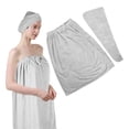 thumbnail image 3 of Bath Towel, Bath Wrap, Soft Durable 3 Colors Optional Beautiful For Wipe Water, 3 of 8
